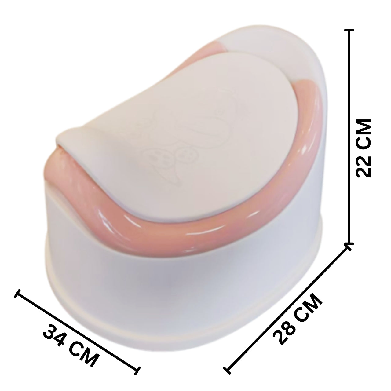Little Angel Baby Trainer Potty (Pink) Little Angel Yallatoys