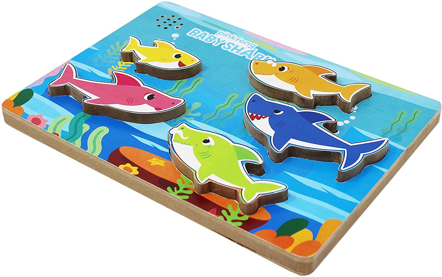 Buy Ibrands Puzzle Baby Shark Chunky Wood | Yallatoys.com