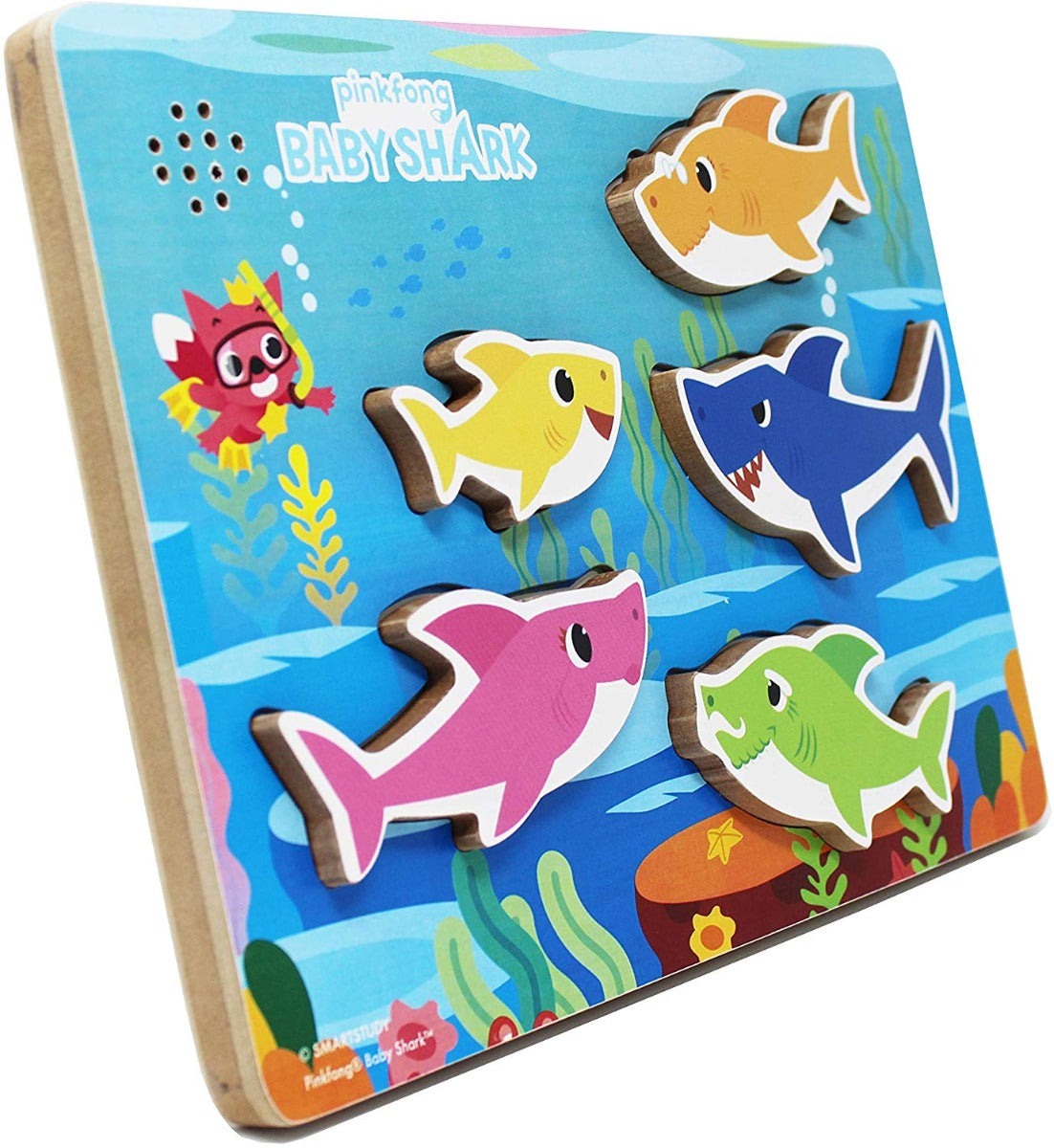 Buy Ibrands Puzzle Baby Shark Chunky Wood | Yallatoys.com