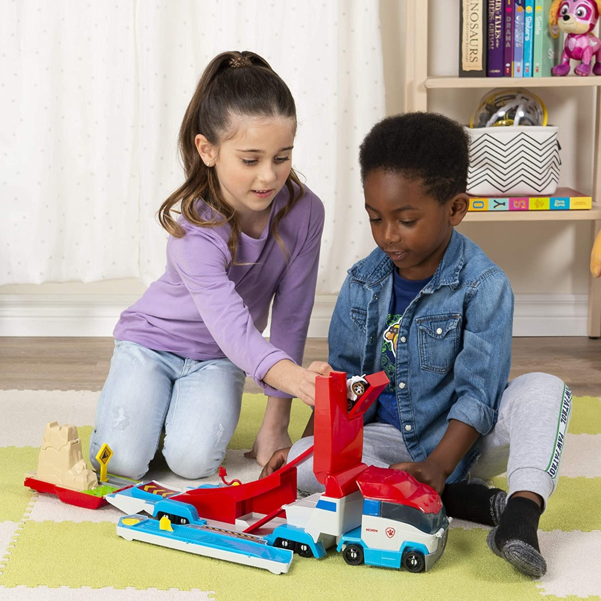 Buy Paw Patrol True Metal Diecast Launch N Haul Playset | Yallatoys.com