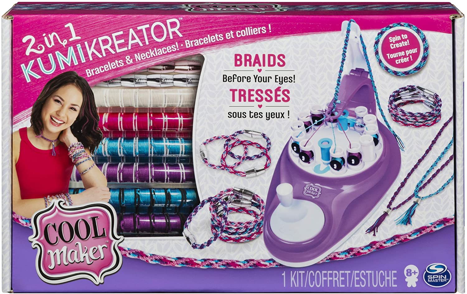 Buy Cool Maker Kumikreator 2-in-1 Friendship Necklace & Bracelet Activity Kit for Kids | Yallatoys.com