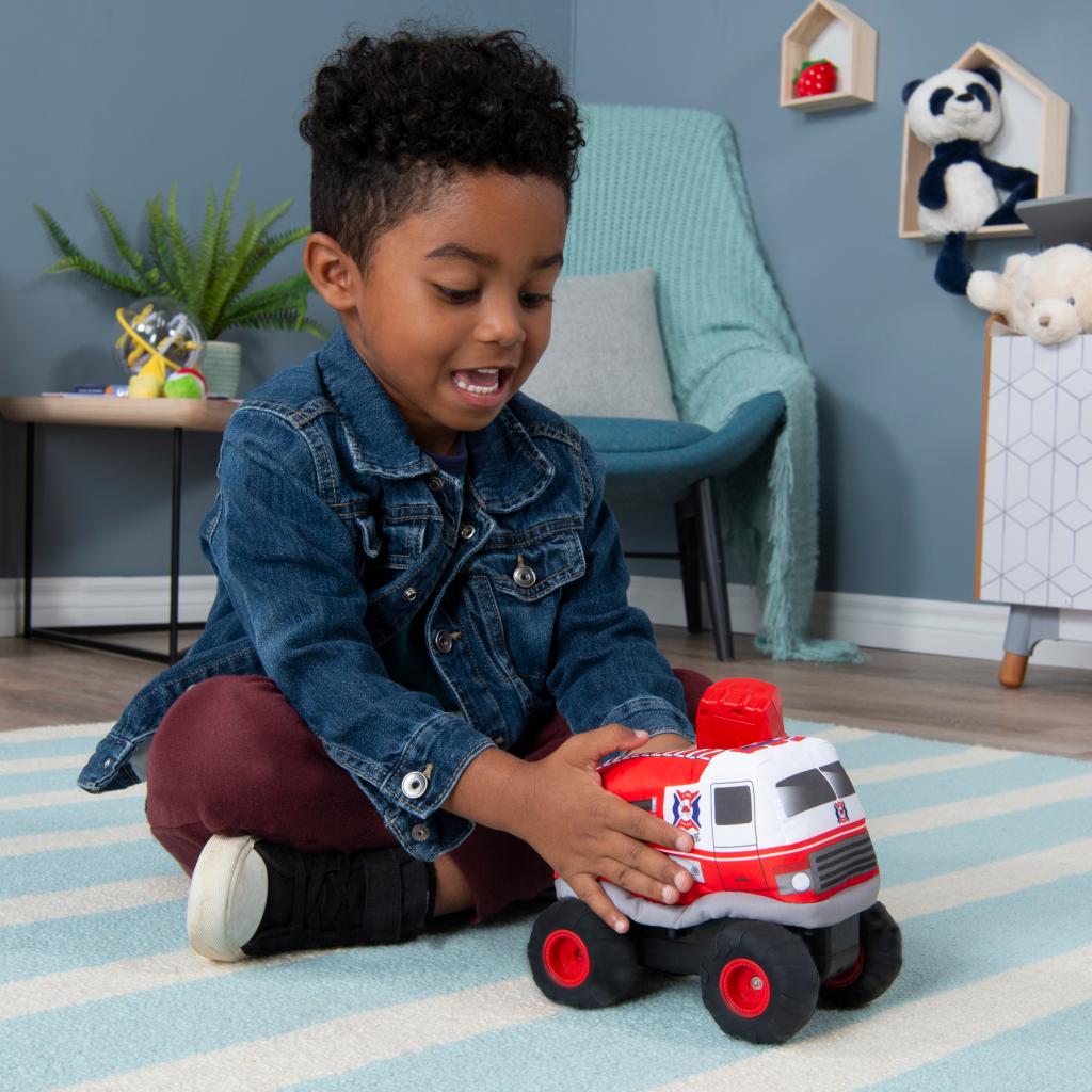 Buy Spin Master Plush Squeezable Power Remote Control Fire Truck | Yallatoys.com