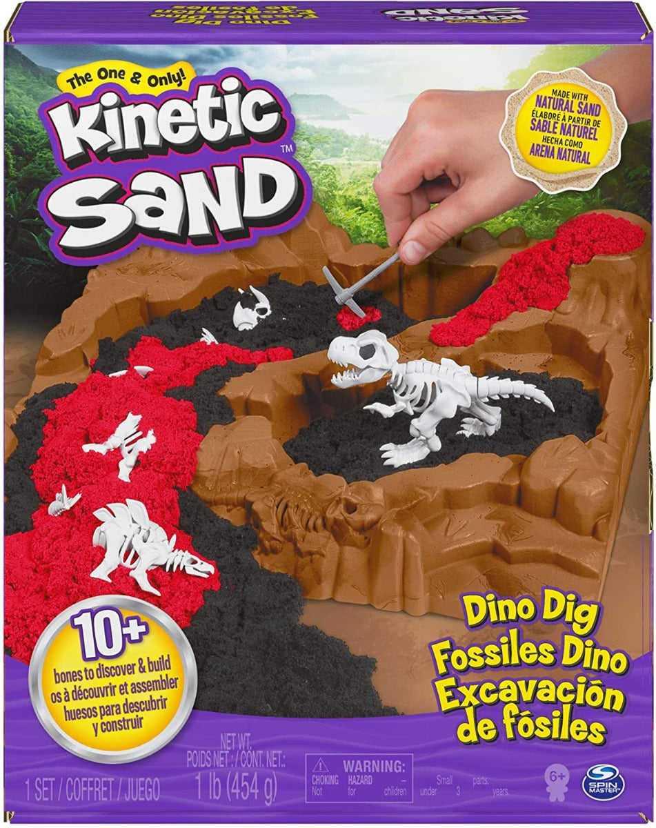 Buy Kinetic Sand Dino Dig Playset | Yallatoys.com