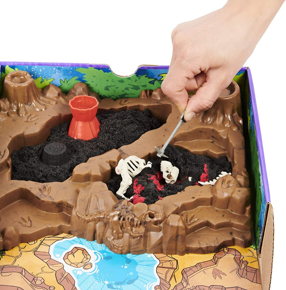 Buy Kinetic Sand Dino Dig Playset | Yallatoys.com