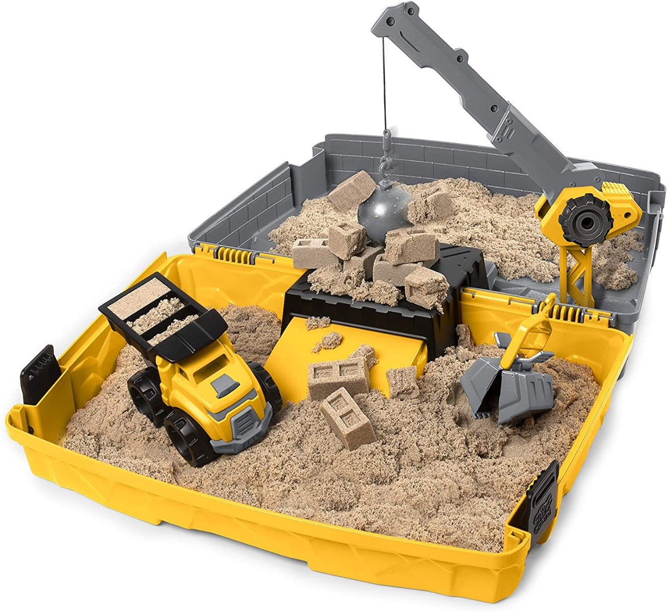 Buy Kinetic Sand Construction Site Folding Sandbox Playset | Yallatoys.com