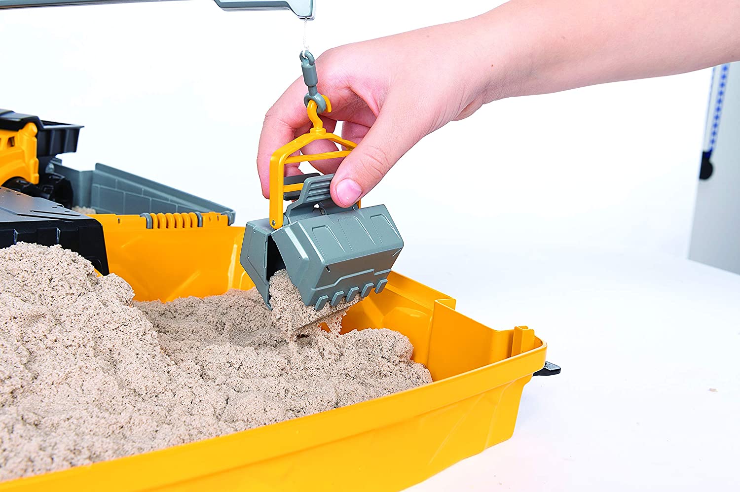 Buy Kinetic Sand Construction Site Folding Sandbox Playset | Yallatoys.com