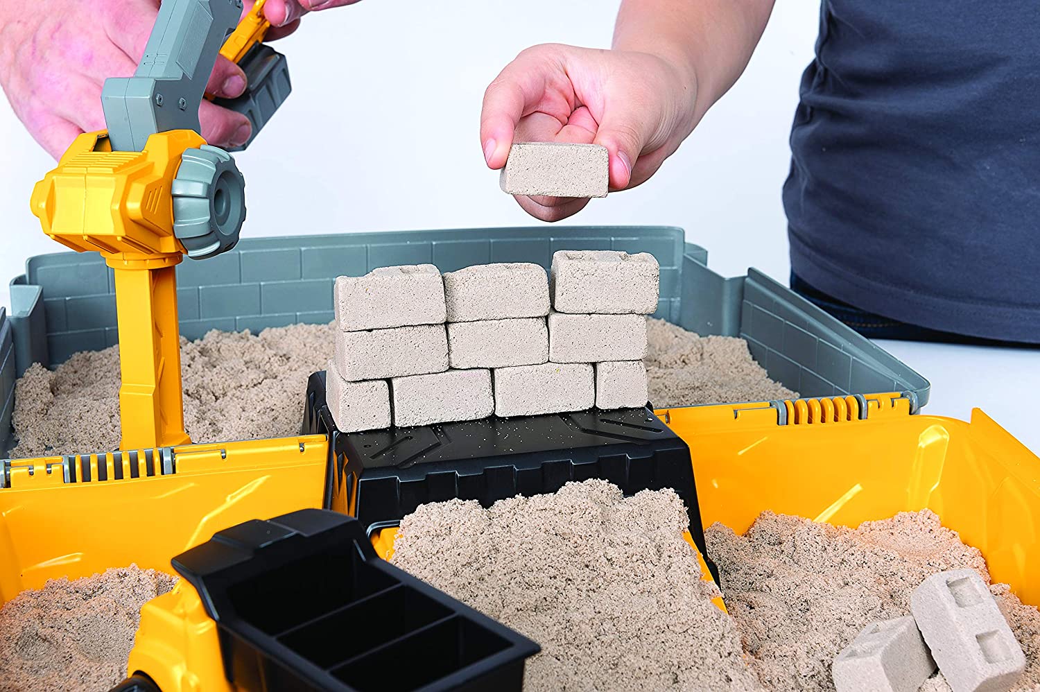 Buy Kinetic Sand Construction Site Folding Sandbox Playset | Yallatoys.com