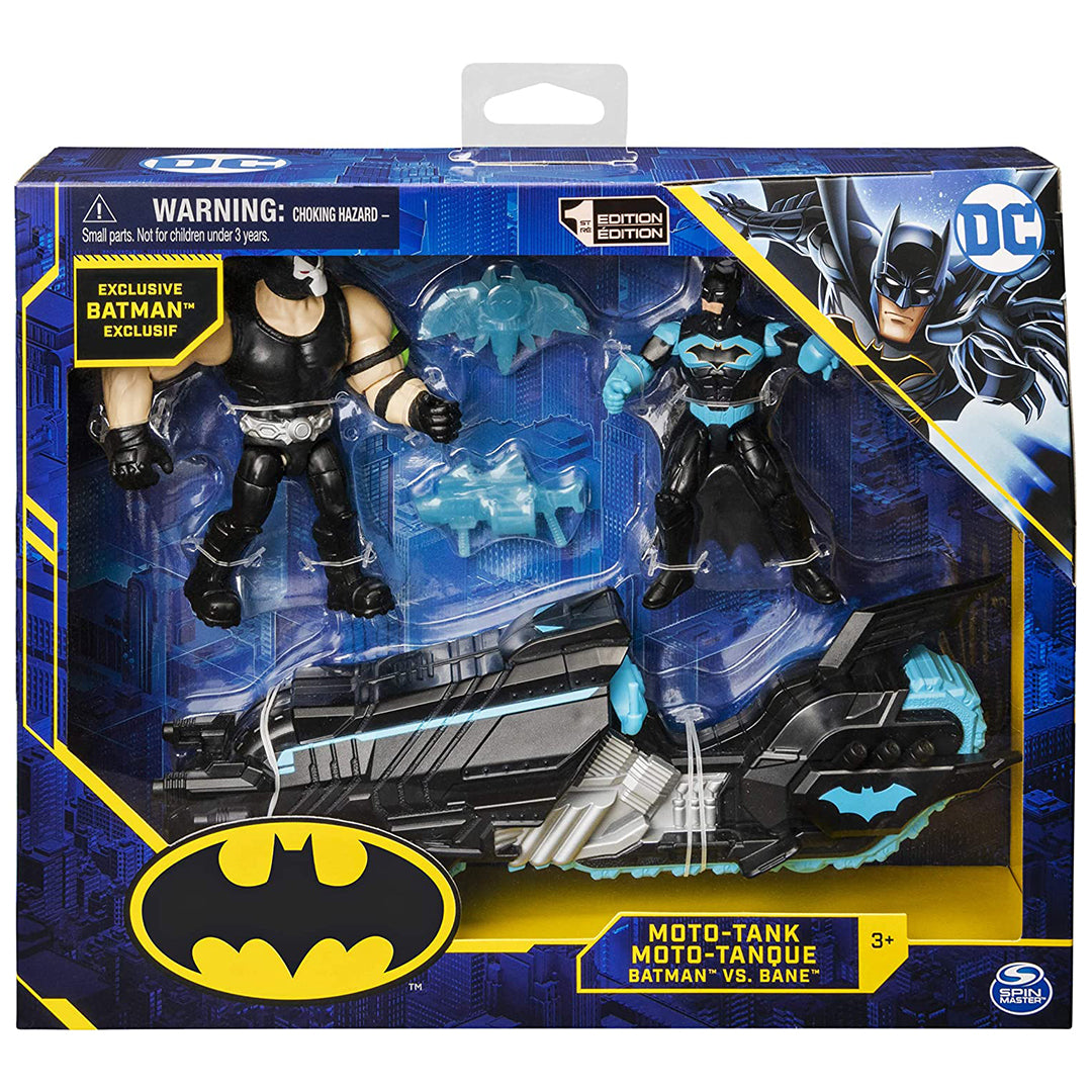 Buy Dc Universe Batman Batcycle Playset With 10Cm Action Figures From Batman And Clayface (Sold Separately Subject To Availability) | Yallatoys.com