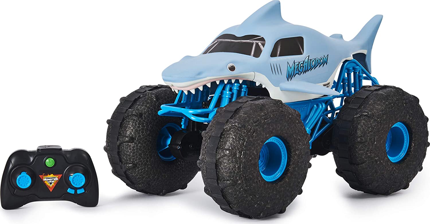 Buy Monster Jam Official Megalodon Storm All Terrain Remote Control Monster Truck | Yallatoys.com