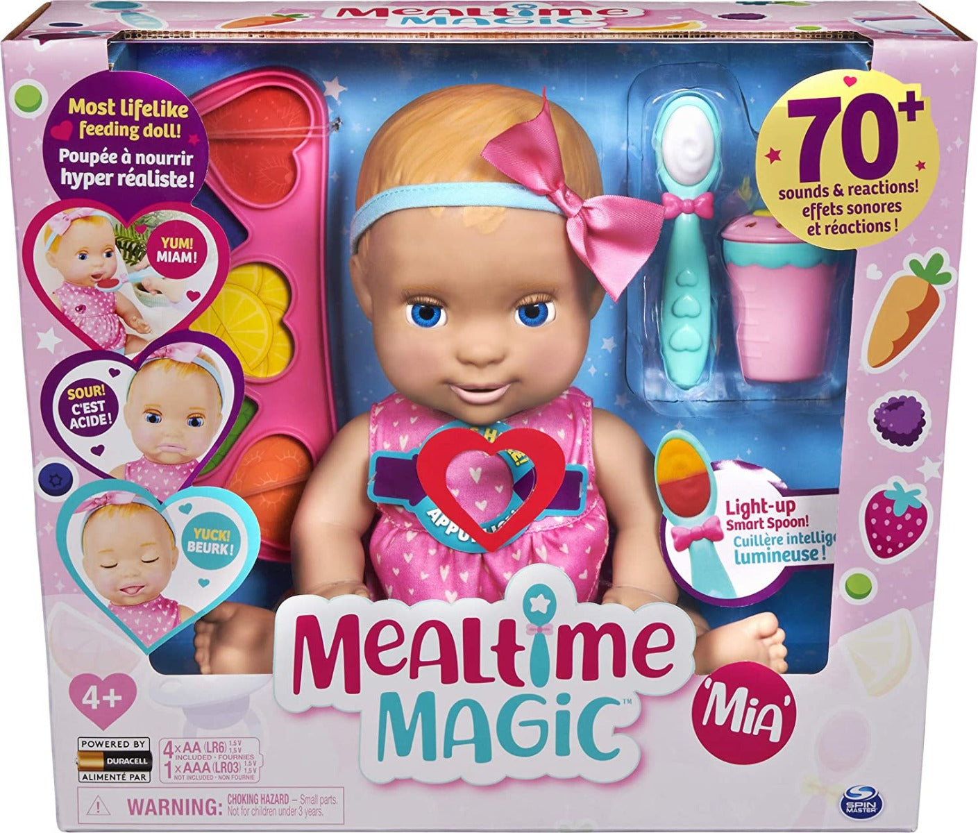Buy Spin Master Luvabella Mealtime Magic with 70+ Sounds | Yallatoys.com
