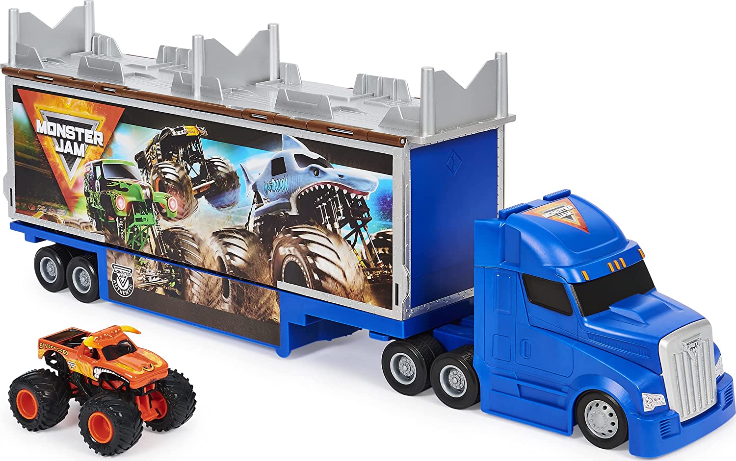Buy Monster Jam Official 2-in-1 Transforming Hauler Playset | Yallatoys.com
