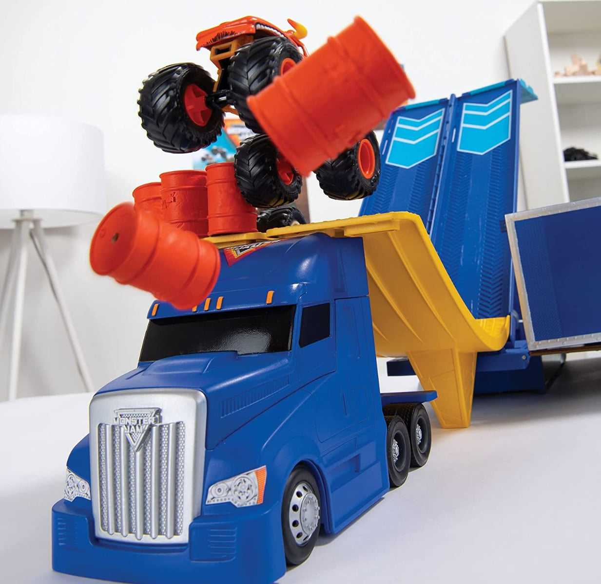 Buy Monster Jam Official 2-in-1 Transforming Hauler Playset | Yallatoys.com