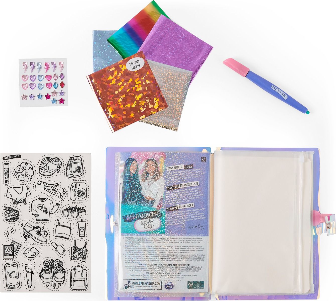 Buy Cool Maker Inkfluencer Style N Sketch Fashion Journal | Yallatoys.com