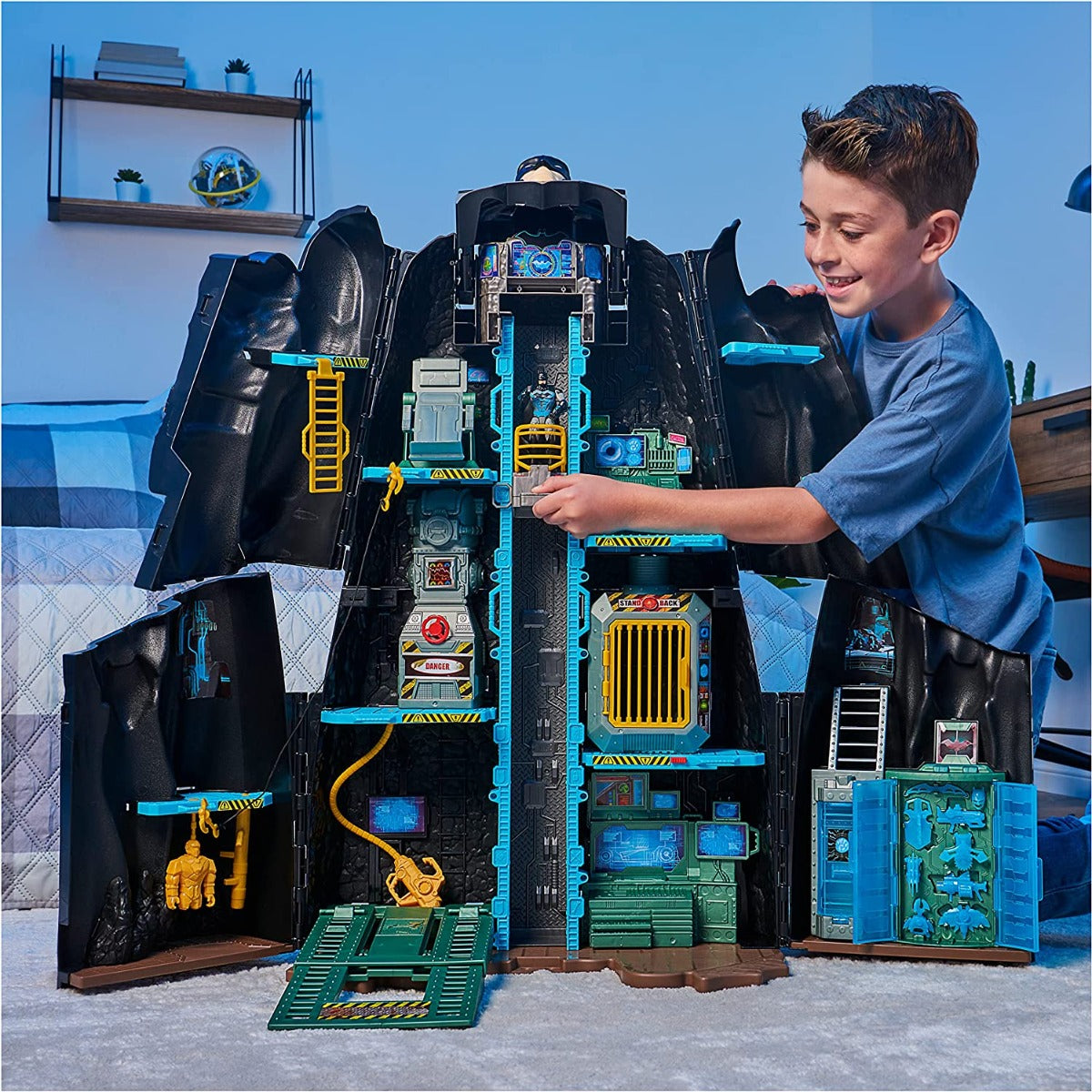 Buy Dc Universe Bat Tech Batcave Giant Transforming Batman Playset | Yallatoys.com