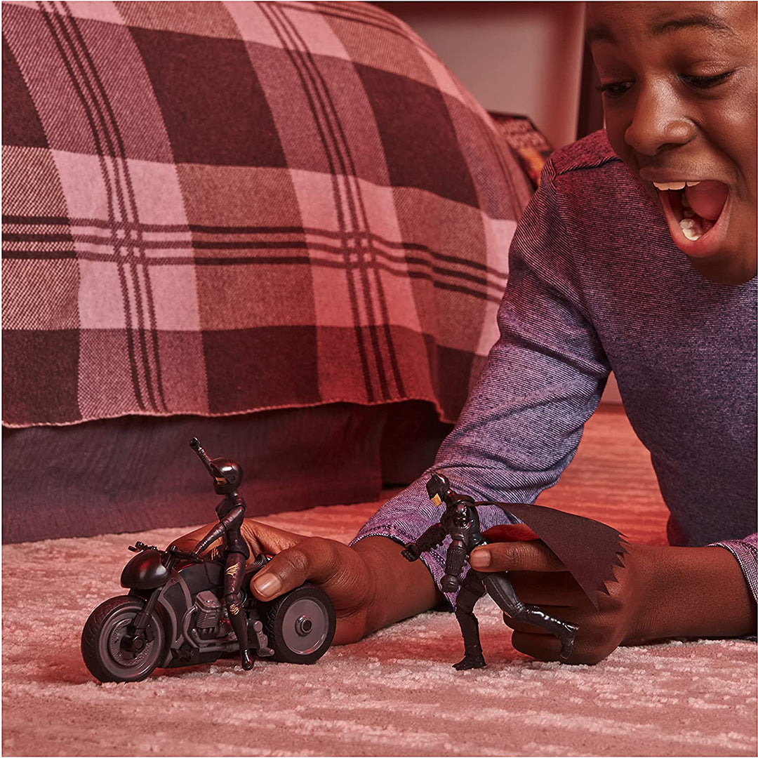 Buy DC Universe Batman Movie Series Selina Kyle Chase Set with Batman and Motorcycle | Yallatoys.com