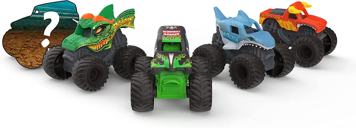 Buy Monster Jam Collectible Monster Trucks 5 Truck with 1 Mystery Truck | Yallatoys.com