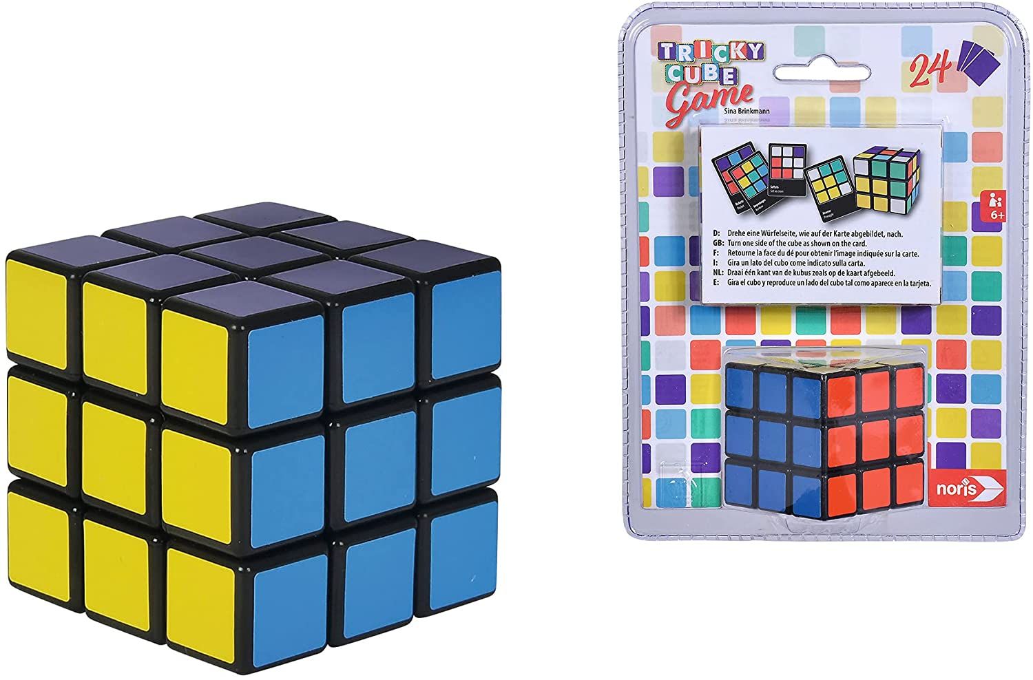 Buy Noris Tricky Rubiks Cube Game with Cards | Yallatoys.com