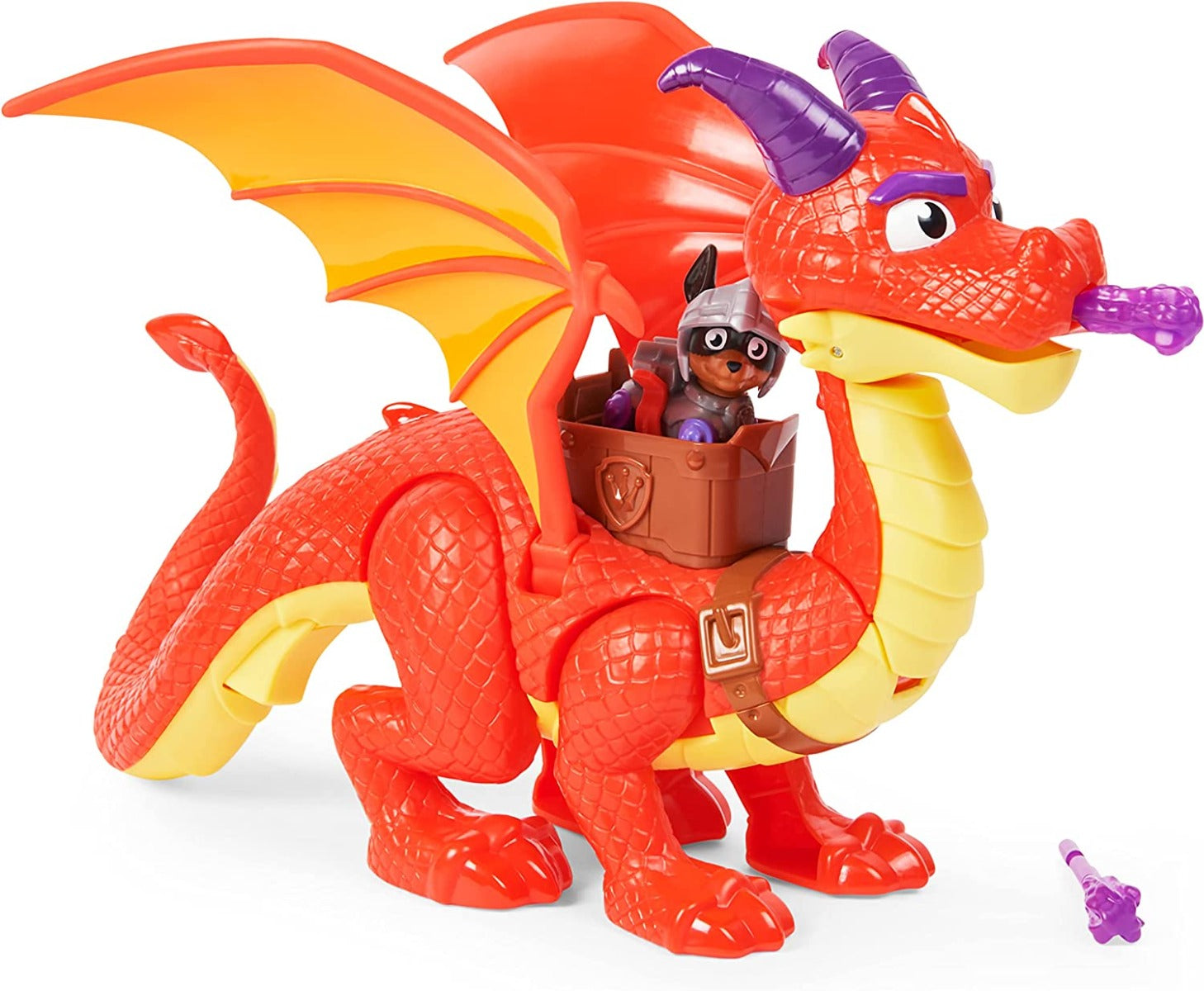 Buy Paw Patrol Rescue Knights Sparks The Dragon with Super Wings and Pup Claw Action Figures | Yallatoys.com