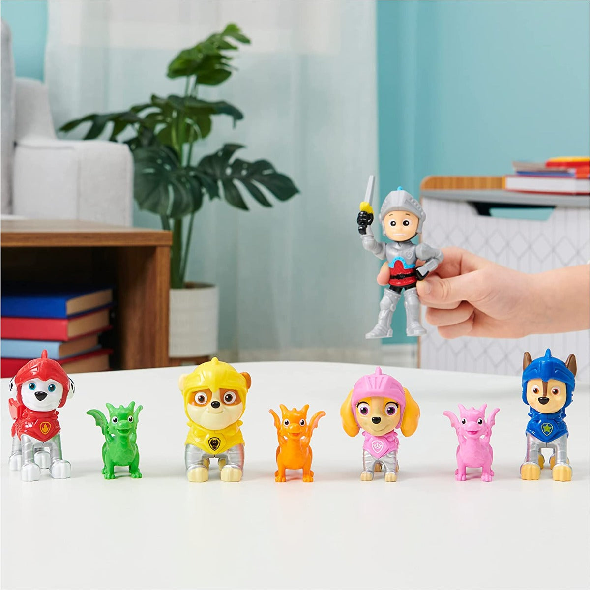 Buy Paw Patrol Rescue Knights Ryder and Pups Gift Pack with 8 Toy Figures | Yallatoys.com