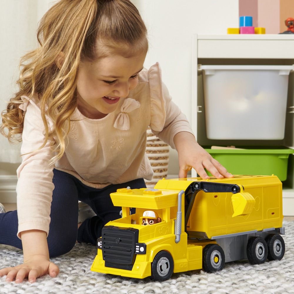 Buy Paw Patrol Big Truck Mega Vehicle Rubble Yellow | Yallatoys.com