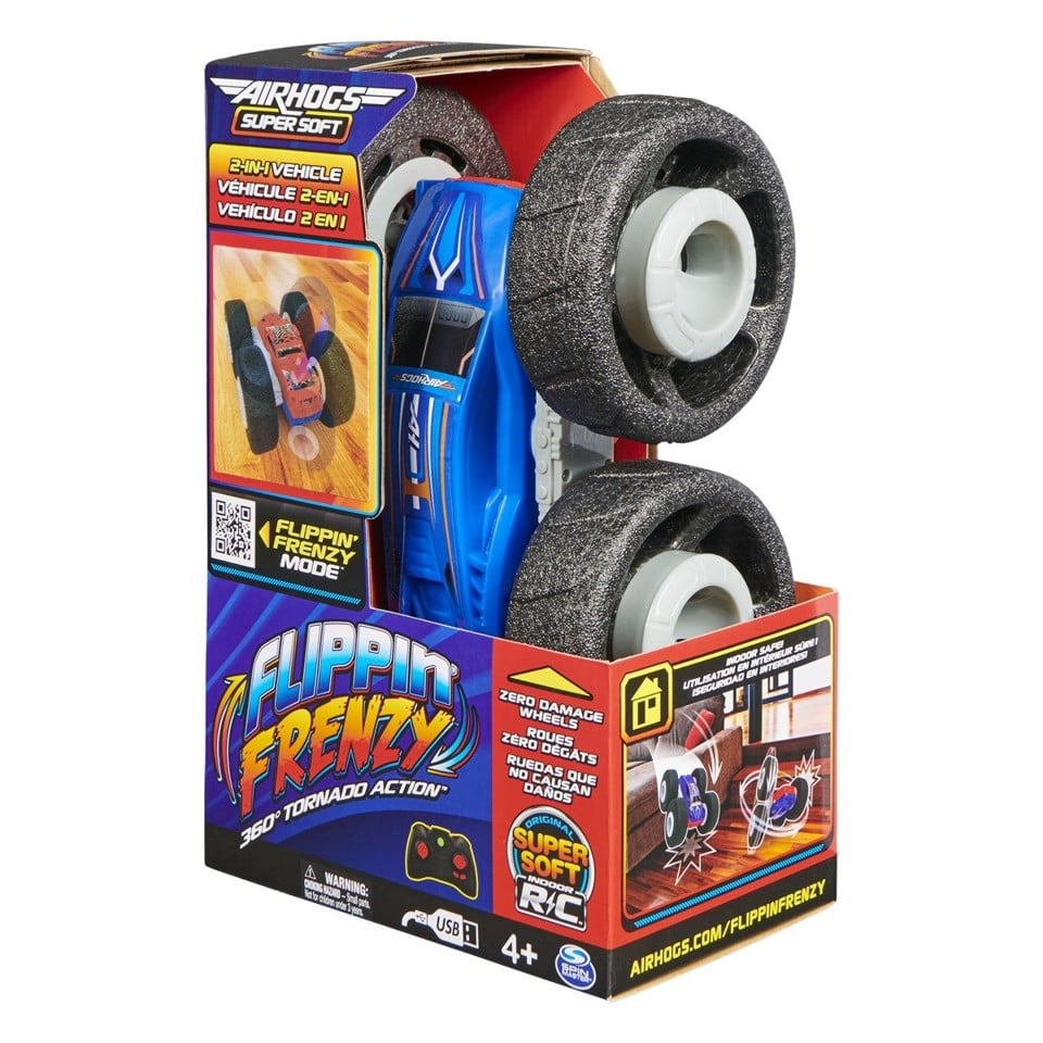 Buy Air Hogs Super Soft Flippin Frenzy 360 Spinning Action 2 in 1 Stunt Vehicle Remote Control Car | Yallatoys.com