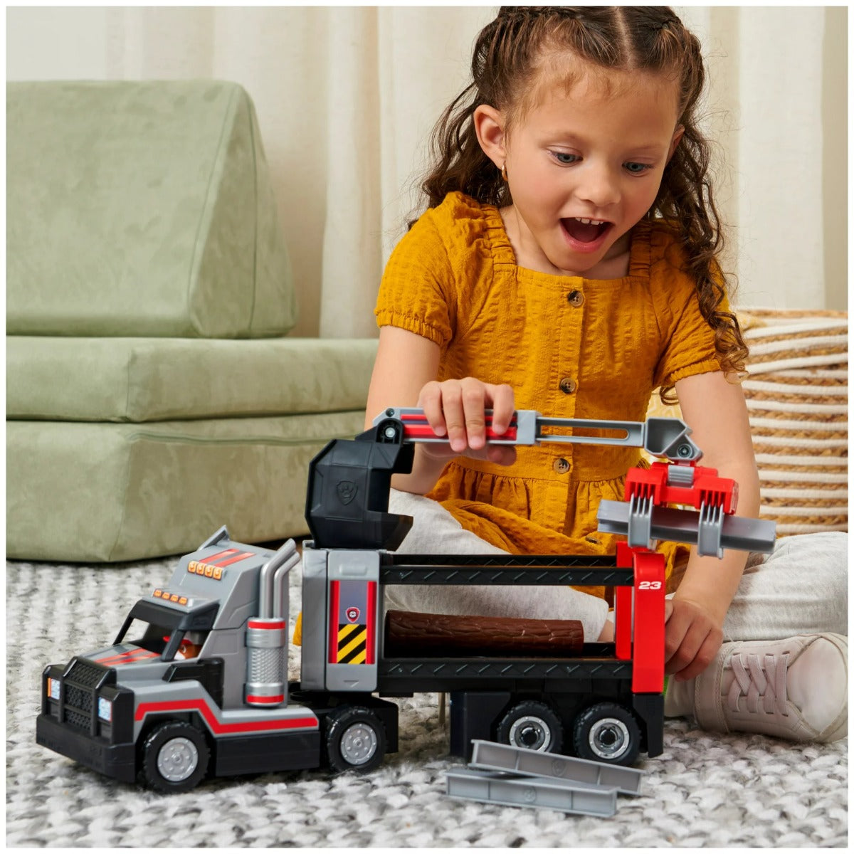 Buy Paw Patrol AL Deluxe Big Truck Toy with Moveable Claw Arm and Accessories | Yallatoys.com