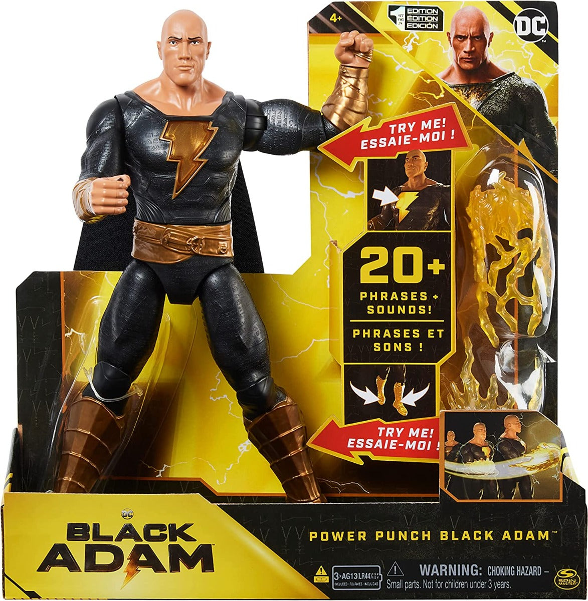 Buy Dc Universe Power Punch Black Adam Action Figure | Yallatoys.com