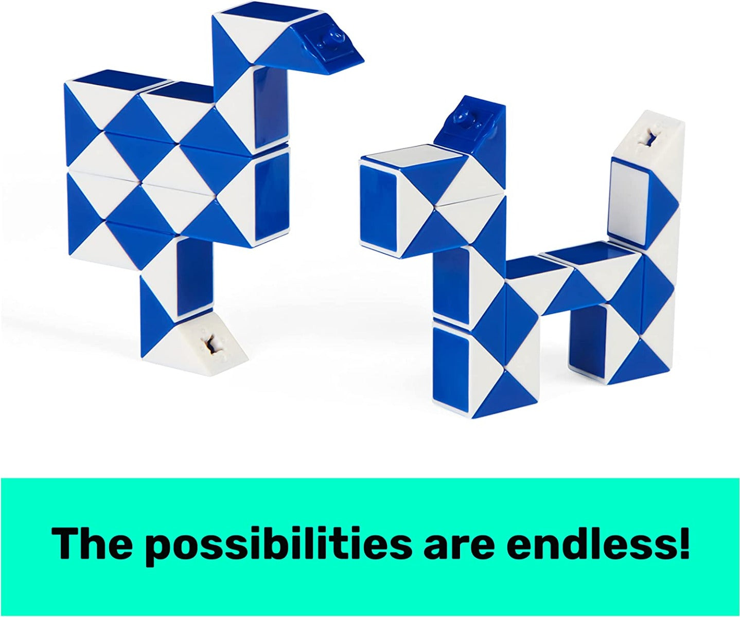 Buy Rubiks Connector Snake Two Pack Cubes 3D | Yallatoys.com