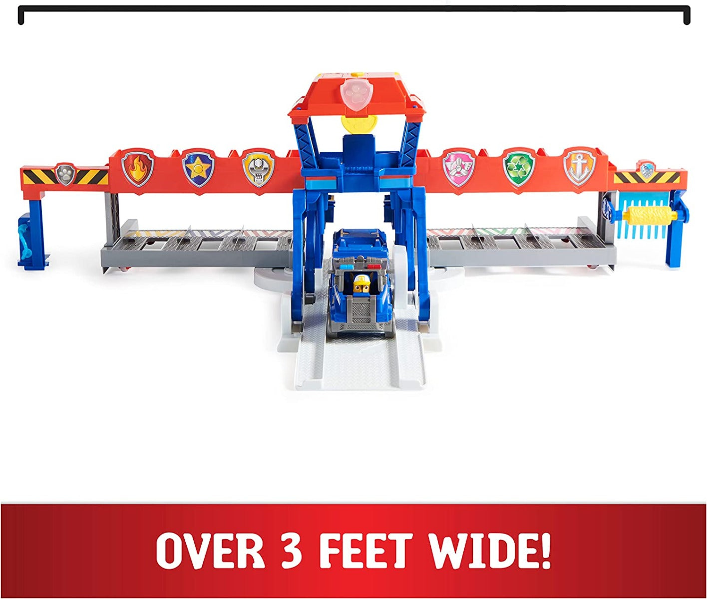 Buy Paw Patrol Big Truck Pups Truck Stop Head Quatres 3ft Wide Transforming Playset | Yallatoys.com