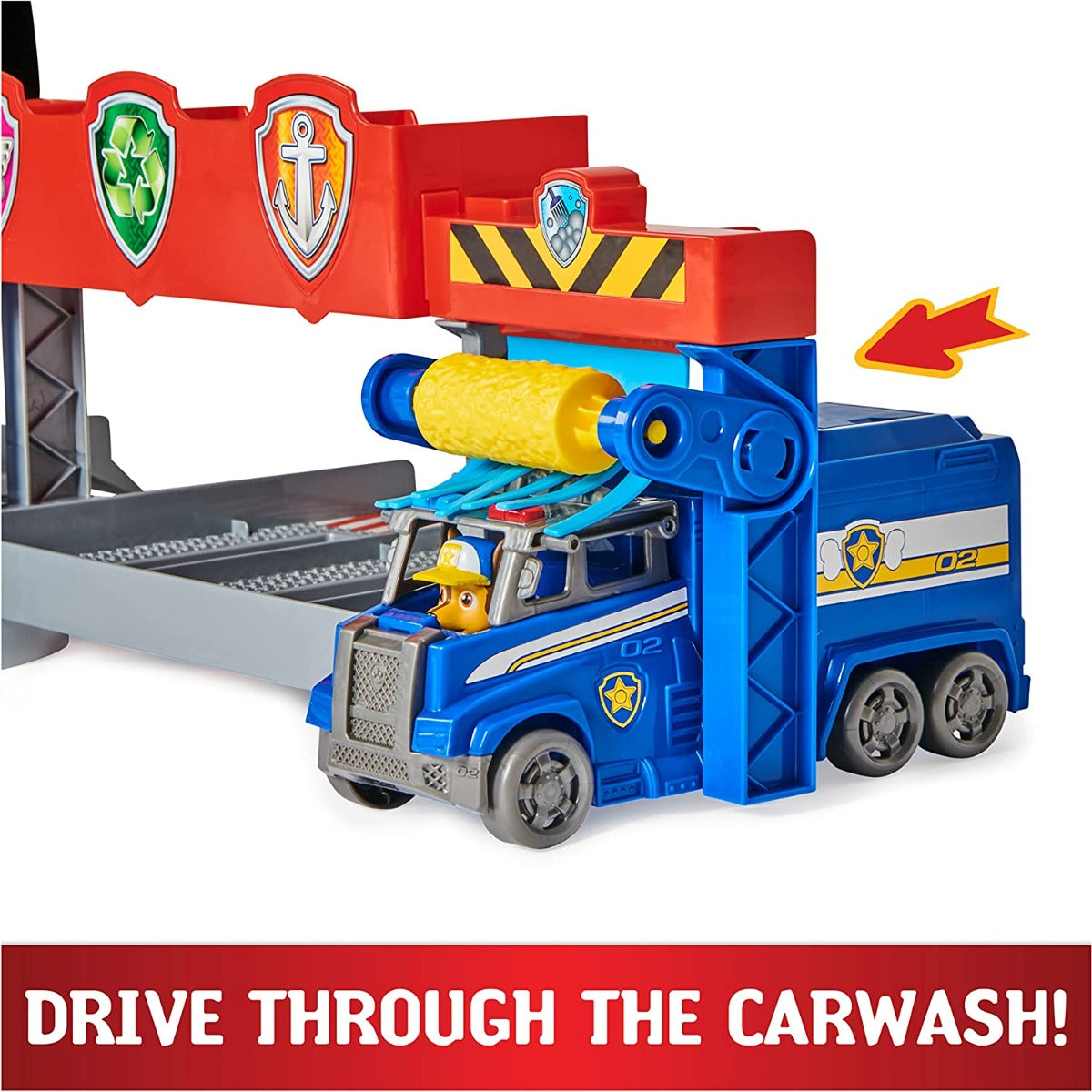 Buy Paw Patrol Big Truck Pups Truck Stop Head Quatres 3ft Wide Transforming Playset | Yallatoys.com