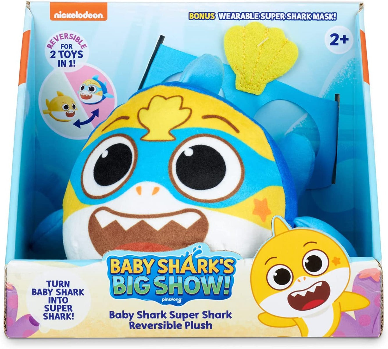 Buy Baby Shark Big Show Reversible Plush Baby Shark | Yallatoys.com