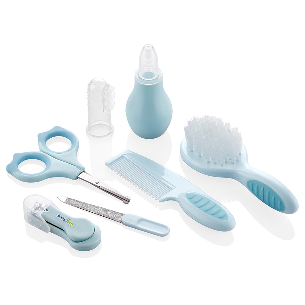 Babyjem Baby Grooming Set Blue 7 Pcs Babyjem Yallatoys
