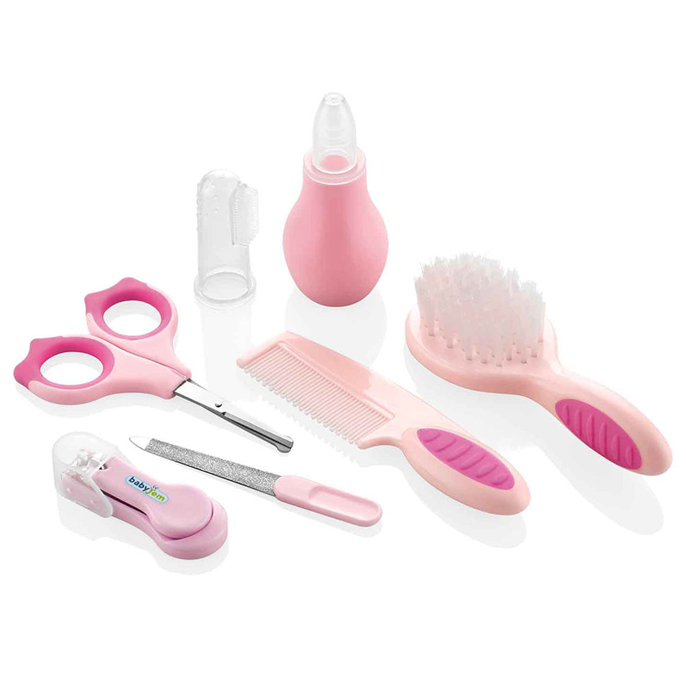 Babyjem Baby Grooming Set Pink 7 Pcs Babyjem Yallatoys
