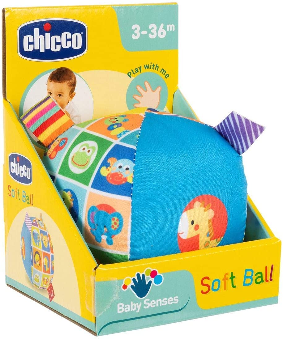 Chicco Soft Multi-Coloured Baby Ball Chicco Yallatoys