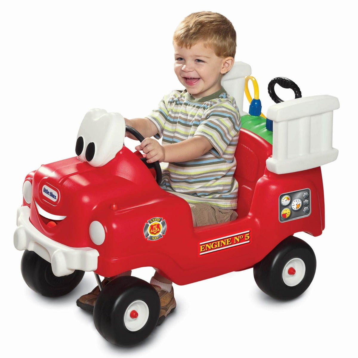 Buy Little Tikes Spray & Rescue Fire Truck Ride On | Yallatoys.com