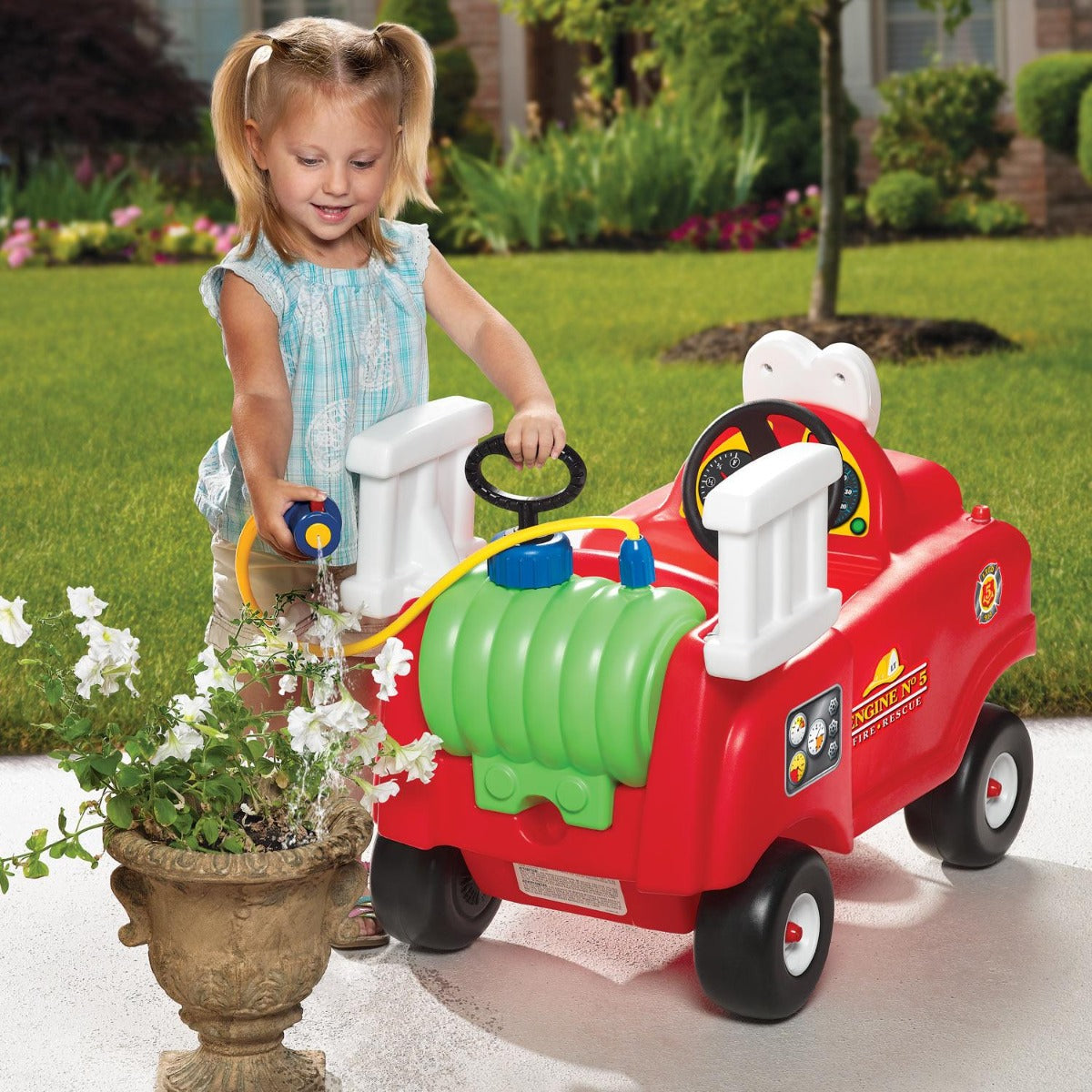 Buy Little Tikes Spray & Rescue Fire Truck Ride On | Yallatoys.com