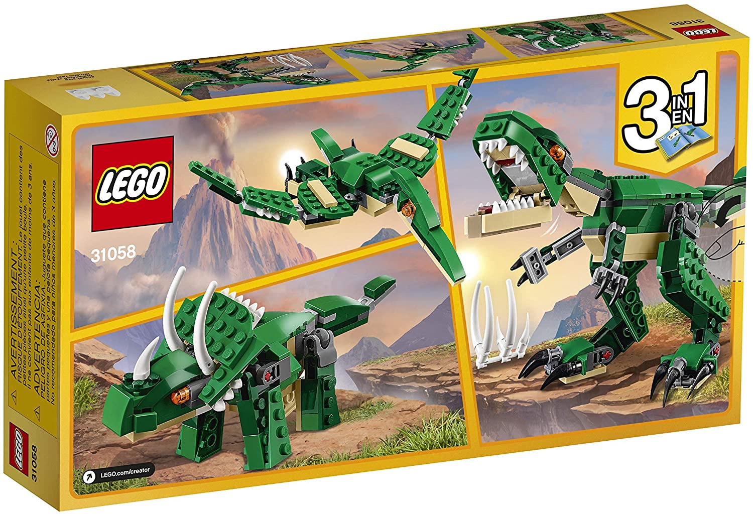 Buy Lego Creator Mighty Dinosaurs 31058 | Yallatoys.com