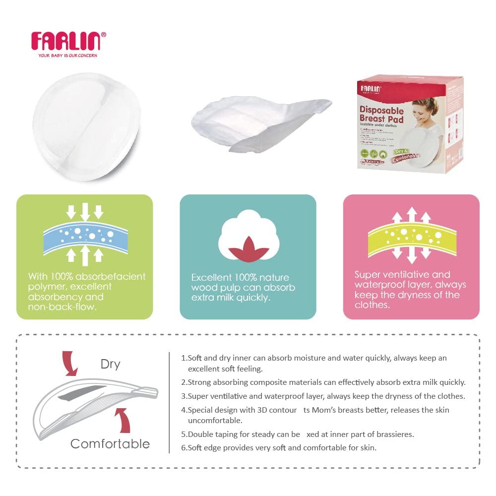 Farlin  Disposable Breast Pad Farlin Yallatoys