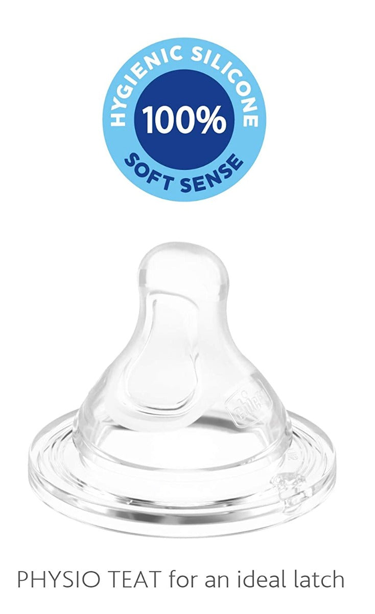 Chicco Physio Teats Slow Flow - 0M+ - 2PCS Chicco Yallatoys
