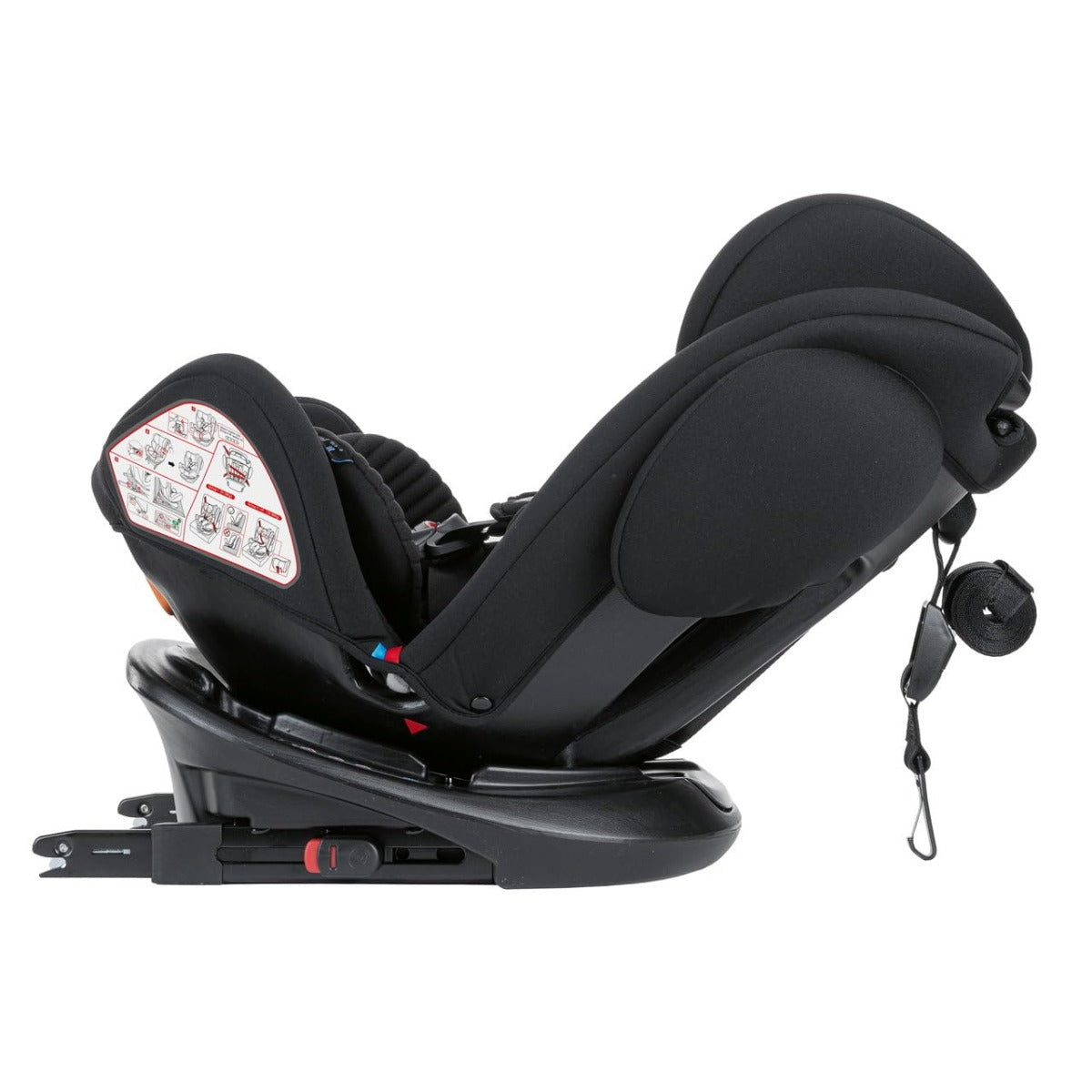 Chicco Unico Plus Car Seat Air 360° Rotatable 0-12Years ISOFIX - Black Chicco Yallatoys