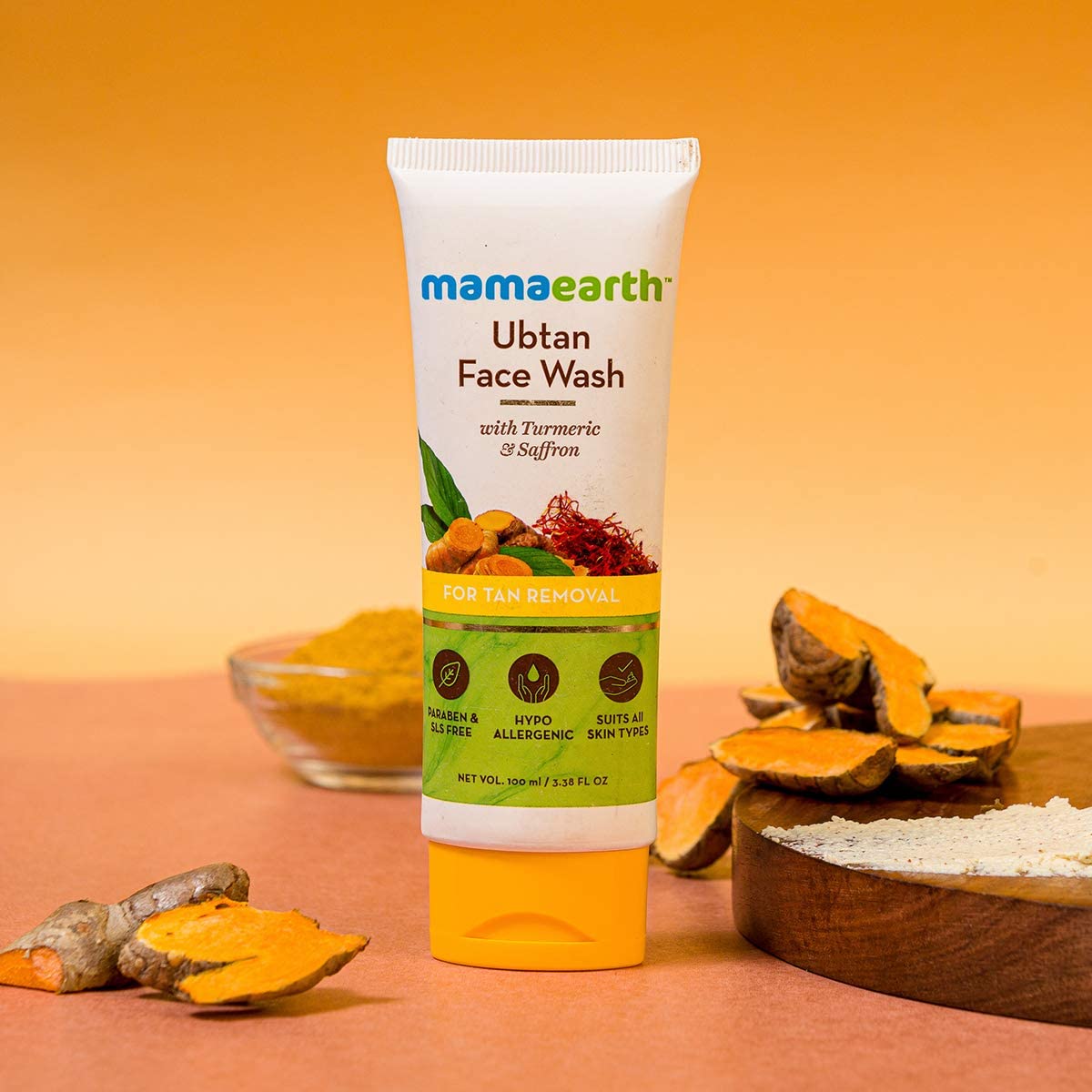 Mamaearth Ubtan Face Wash 100Ml Mamaearth Yallatoys