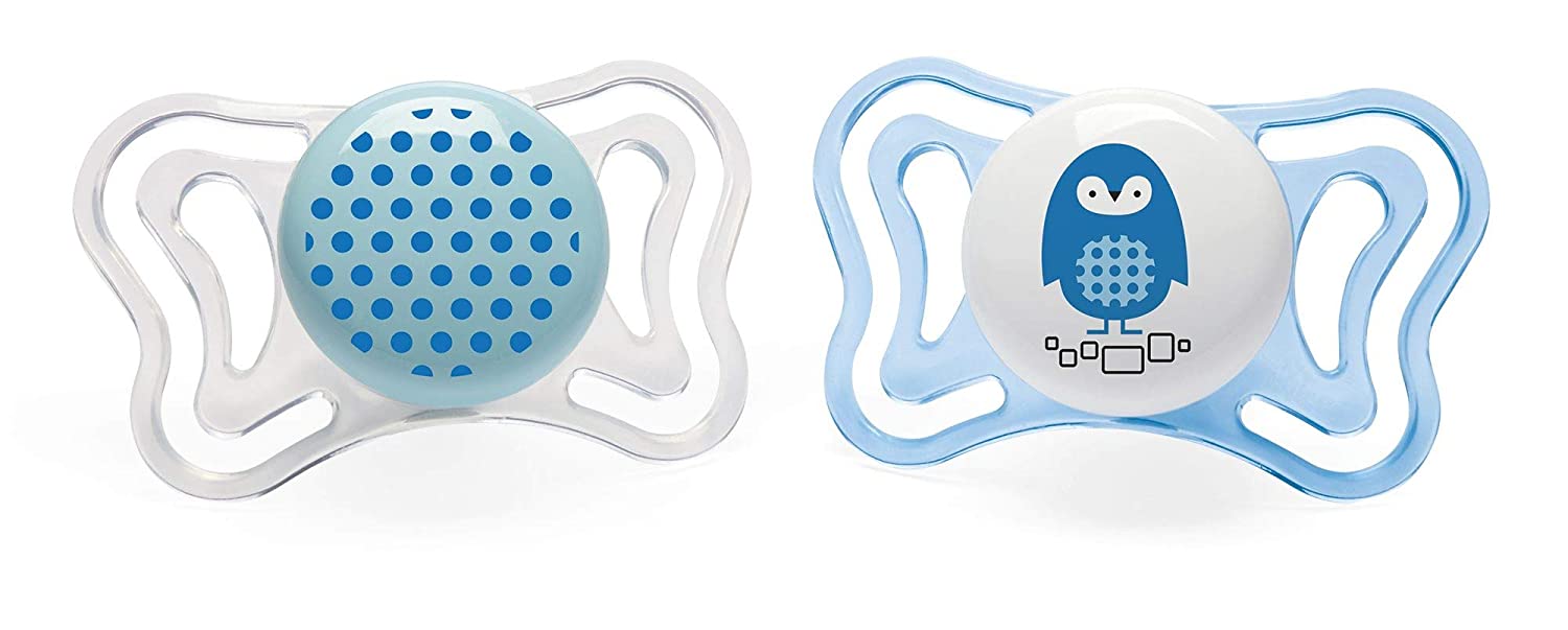 Chicco Silicone Soother Physio Light Boy 2-6M - 2PCS Chicco Yallatoys