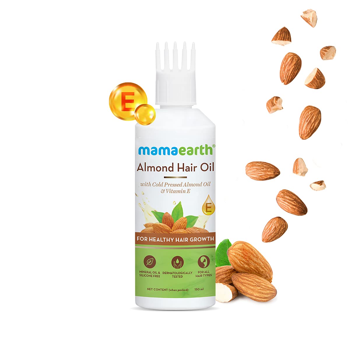 Mamaearth Almond Hair Oil 150 Ml Mamaearth Yallatoys