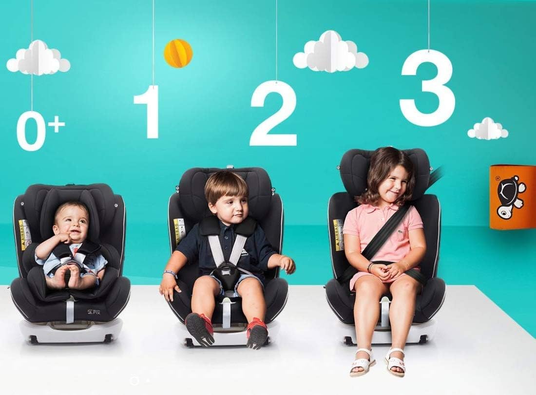 Babyauto Noefix 0123 
(0 12Y  
Car Seat
(Black With Black Base Babyauto Yallatoys