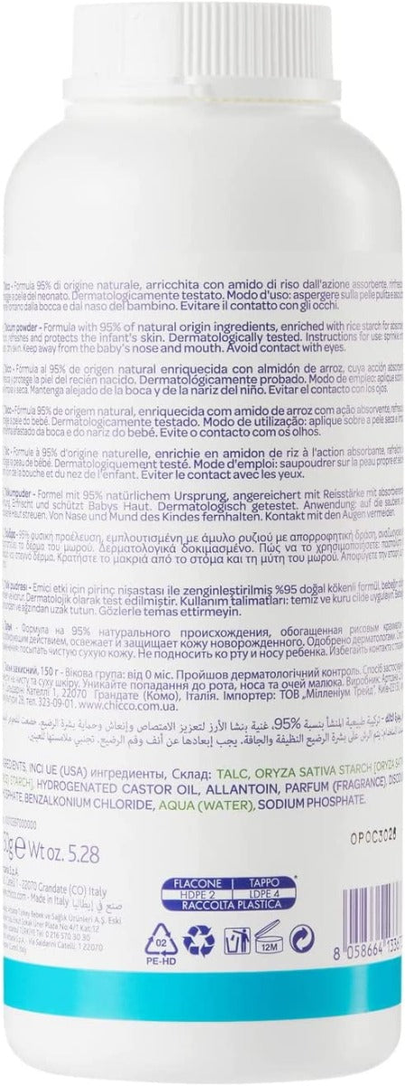 Chicco Baby Moments Talcum Powder - 150GR Chicco Yallatoys