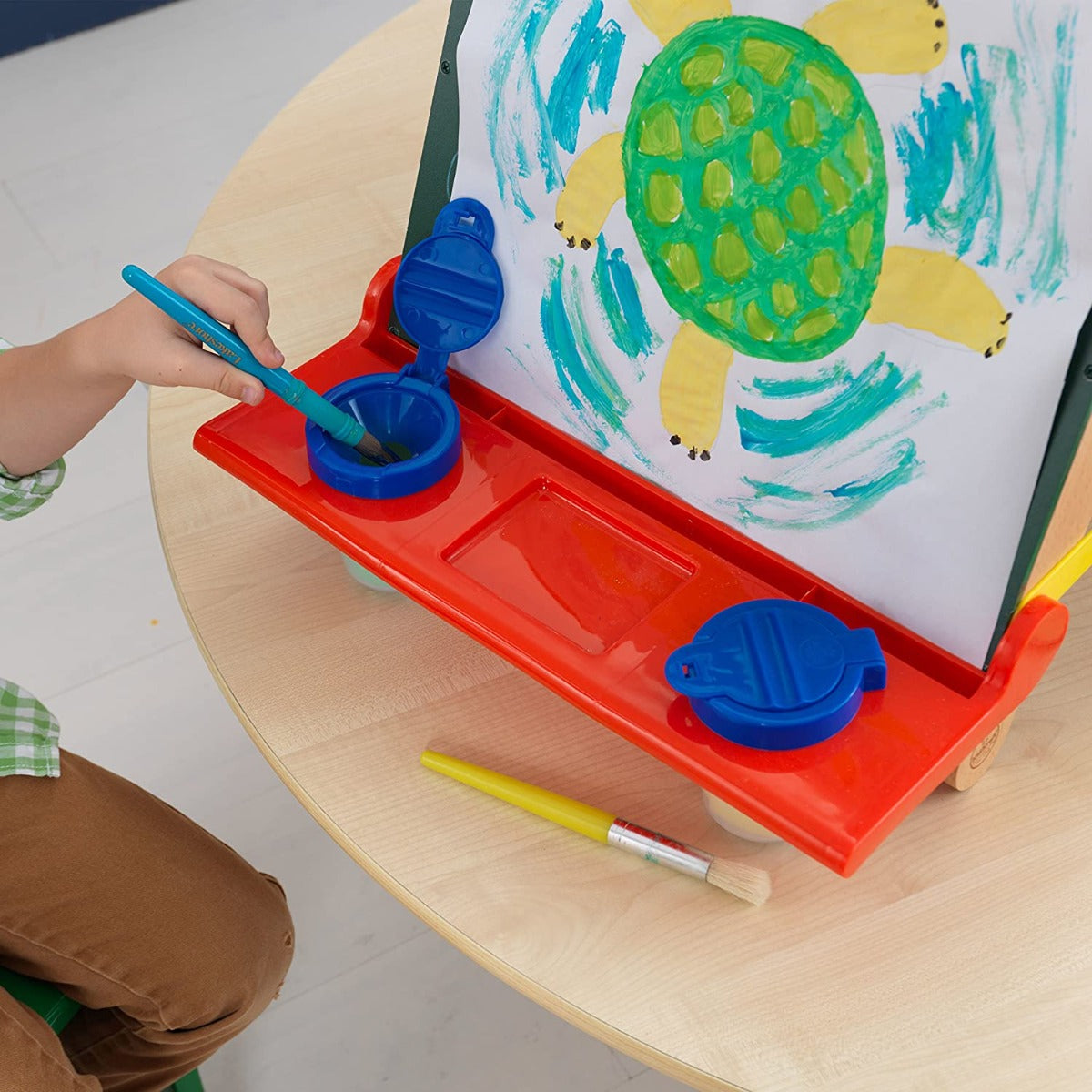 Buy KidKraft Wooden Kids Easel for Table Top with Paper Roll | Yallatoys.com