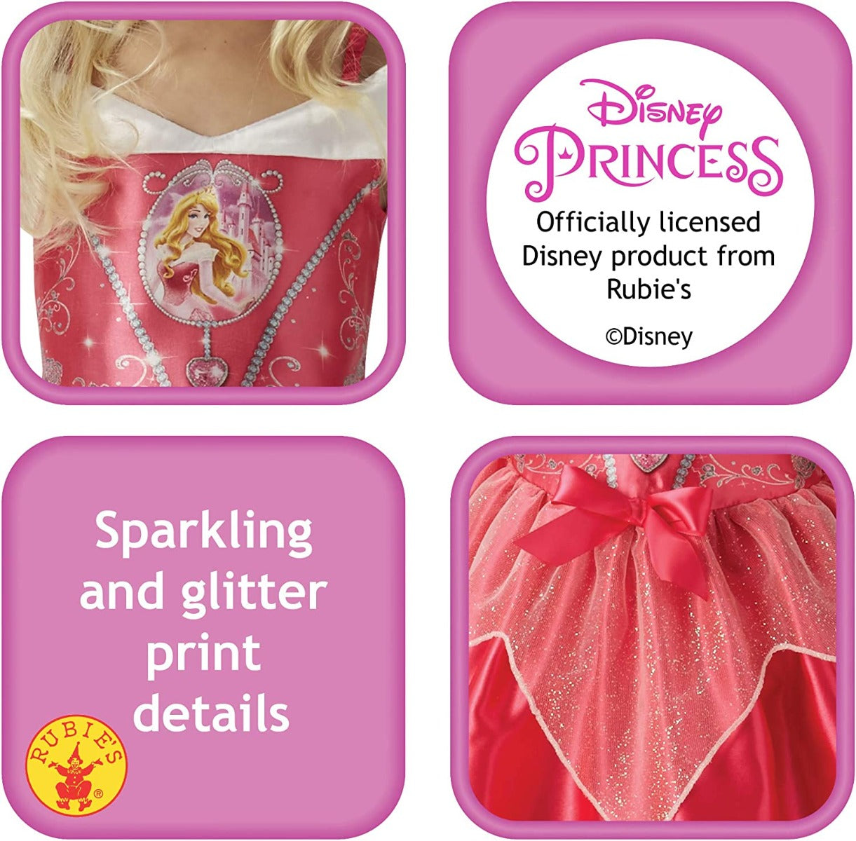 Buy Rubies Disney Princess Fairy Tale Sleeping Beauty Costume Aurora Medium | Yallatoys.com