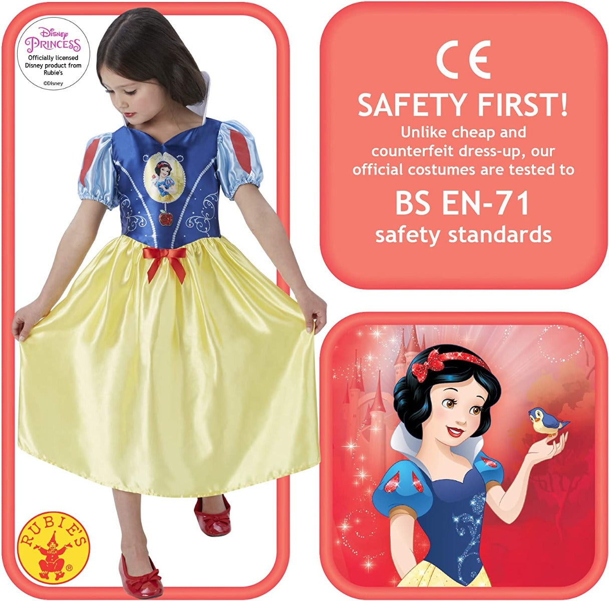 Buy Rubies Disney Princess Fairy tale Snow White Costume Medium | Yallatoys.com