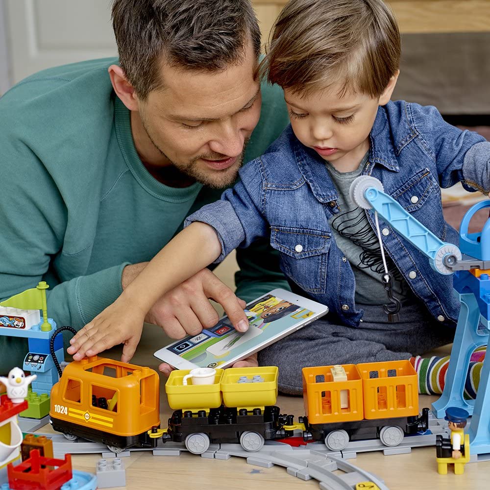 Buy Lego Duplo Town Cargo Train 10875 Building Toy 105pcs | Yallatoys.com