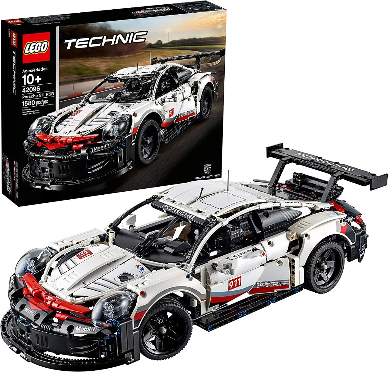 Buy Lego Technic Porsche 911 RSR 42096 Building Toy 1580pcs | Yallatoys.com